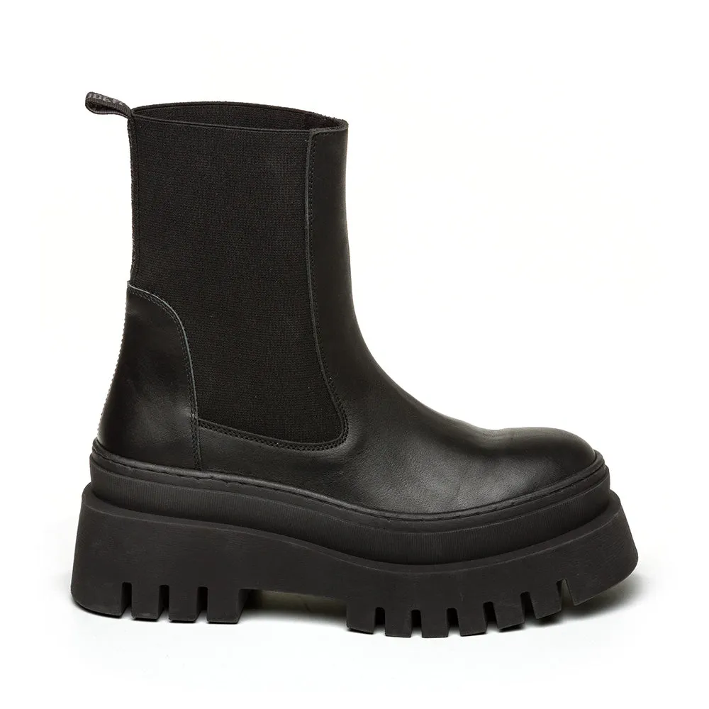 Neumel Suede Chelsea Boots Jcassandra Boot BLACK LEATHER