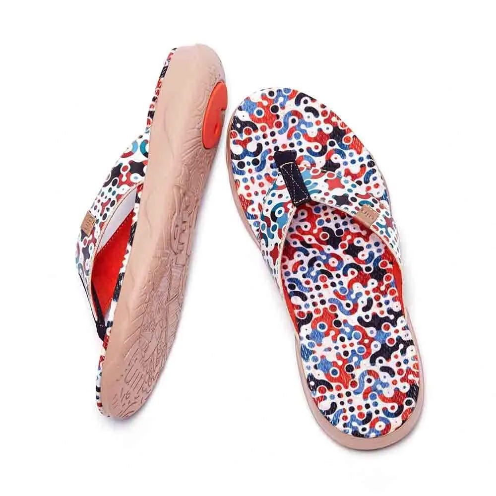 Jumble Women Majorca Flip Flops Foot Shaped Flip Flops