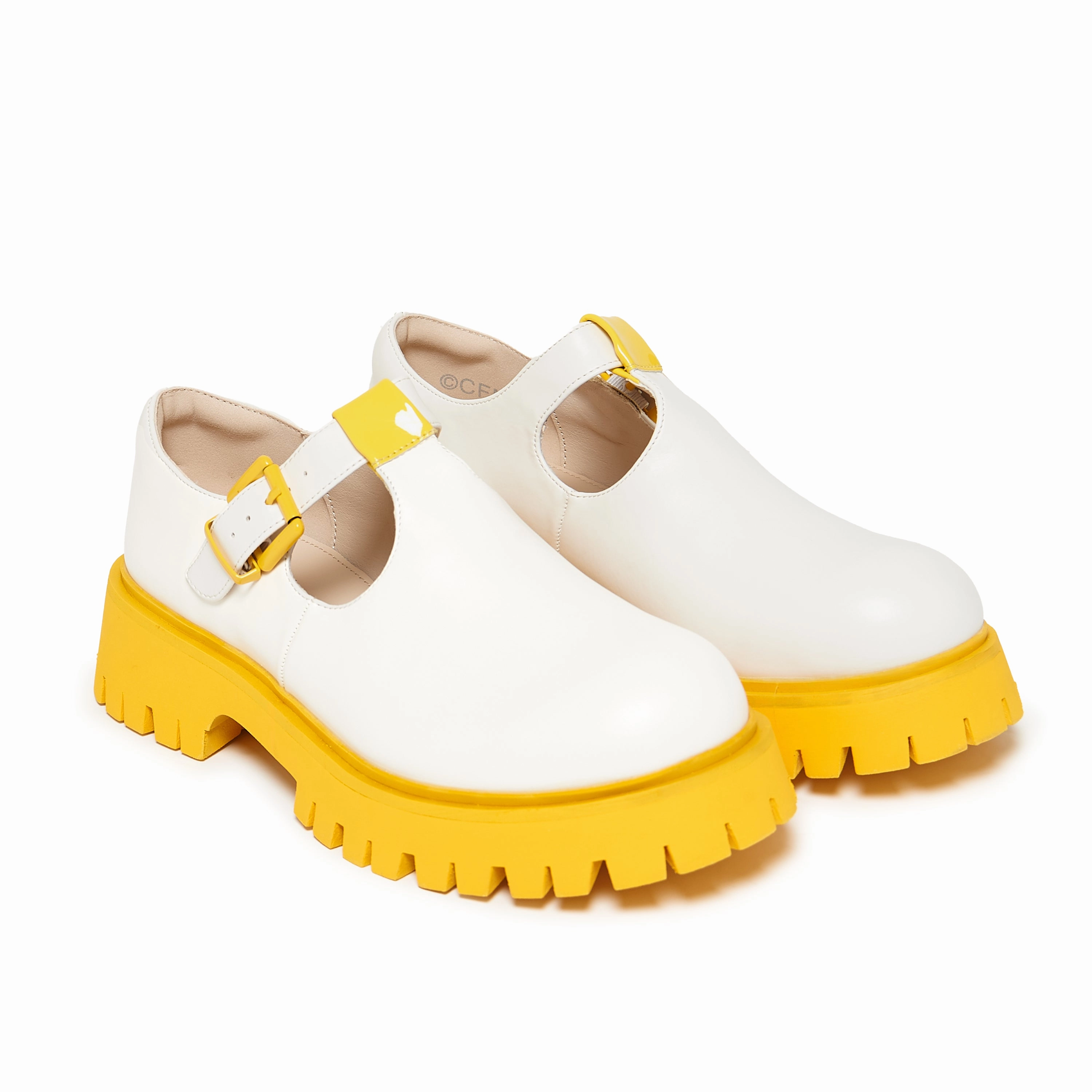 American Girl Mary Jane Shoes Kagamine Rin & Len Chunky Mary Janes - Yellow