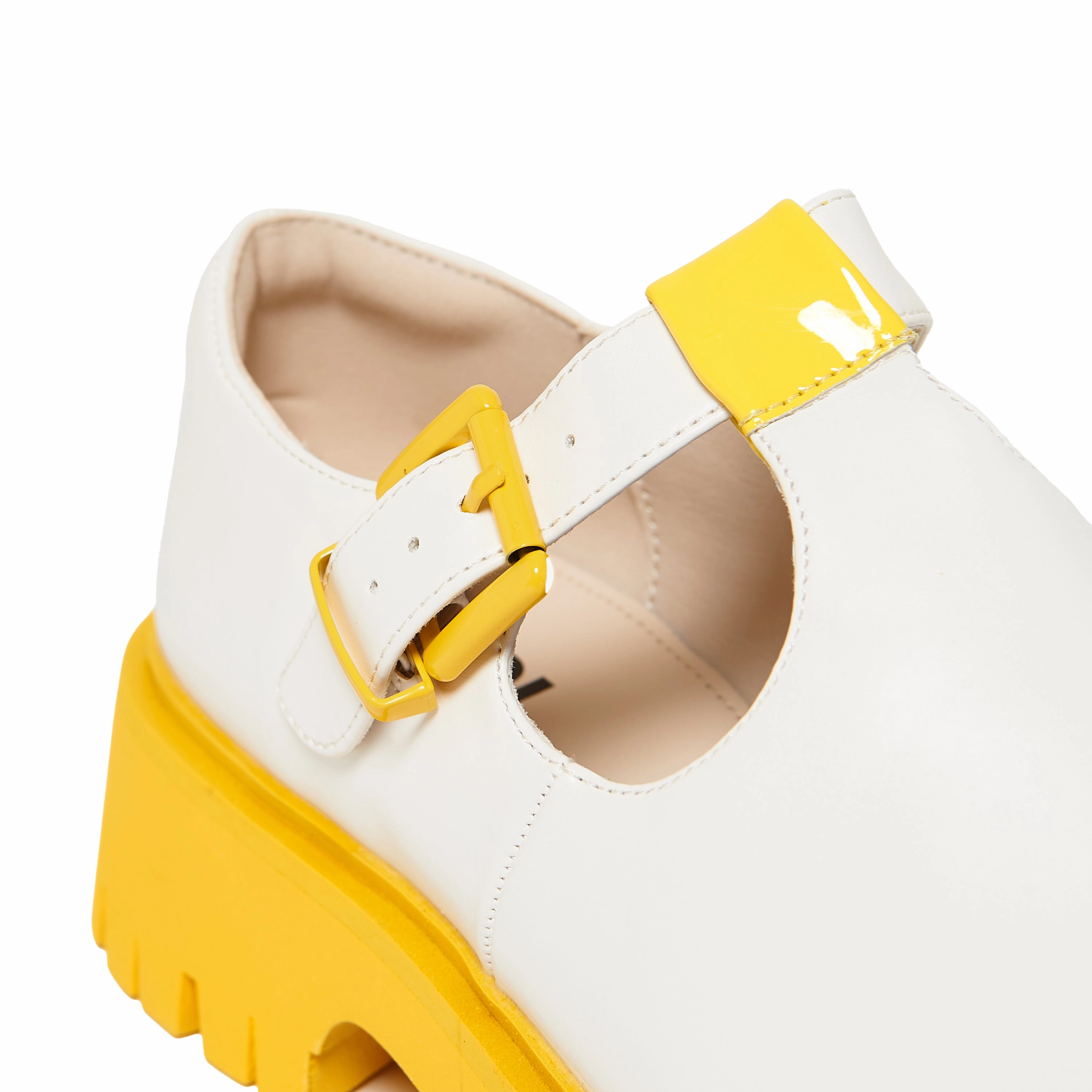 Kagamine Rin & Len Chunky Mary Janes - Yellow Rimika T Bar Mary Jane Shoes