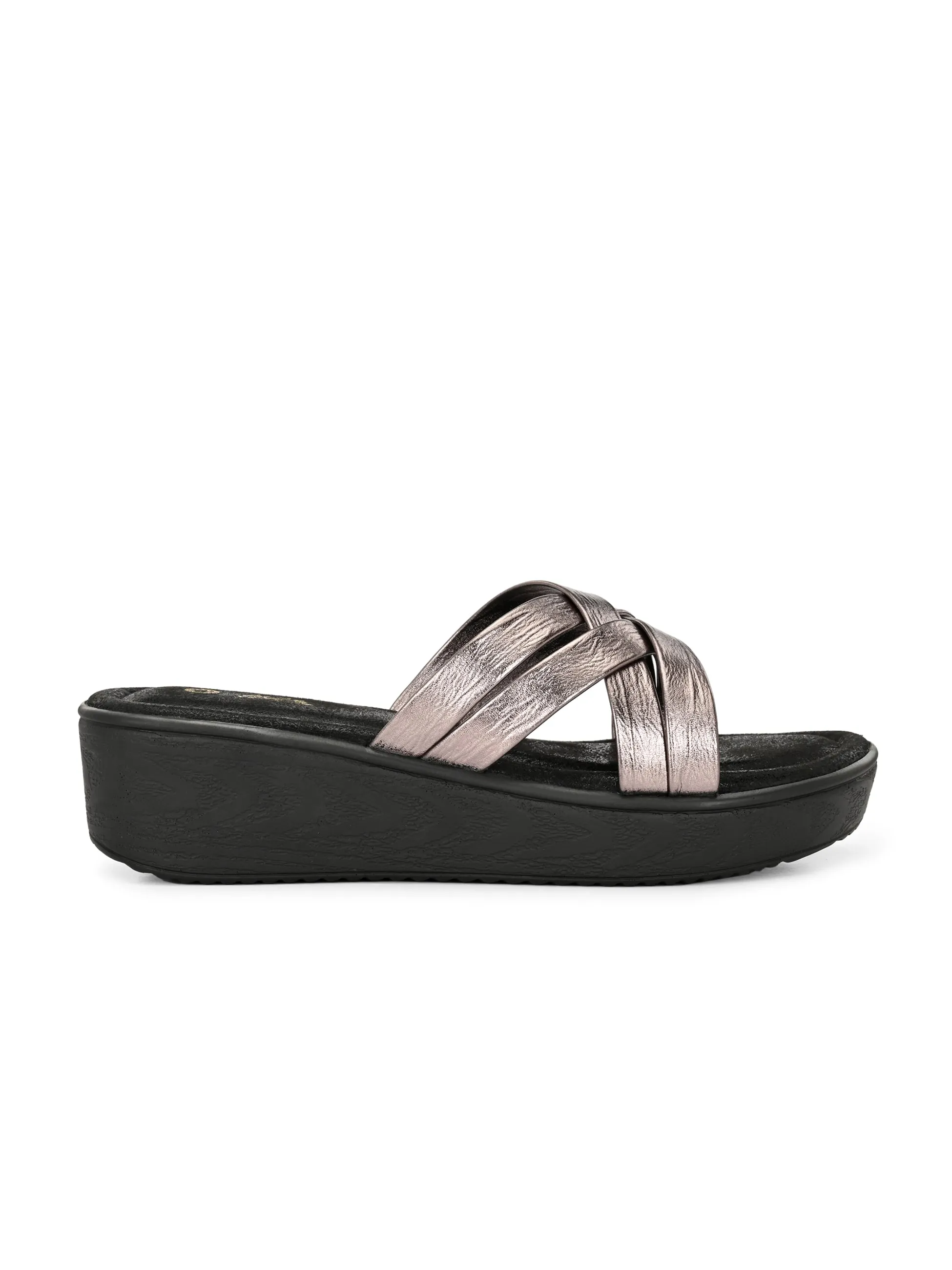 Pumps High Heels Kaiva Wedge Cross Slippers