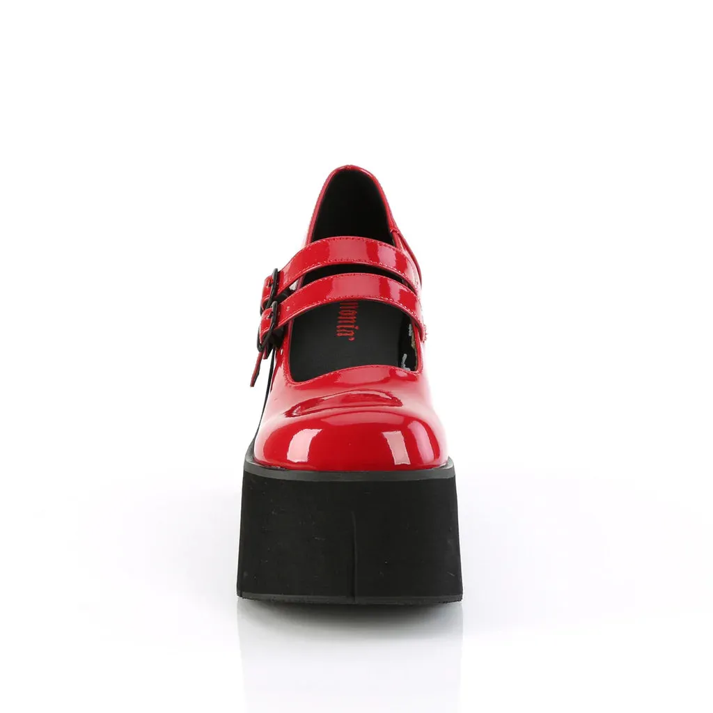Drew Mary Jane Shoes Last KERA-08 RED PATENT