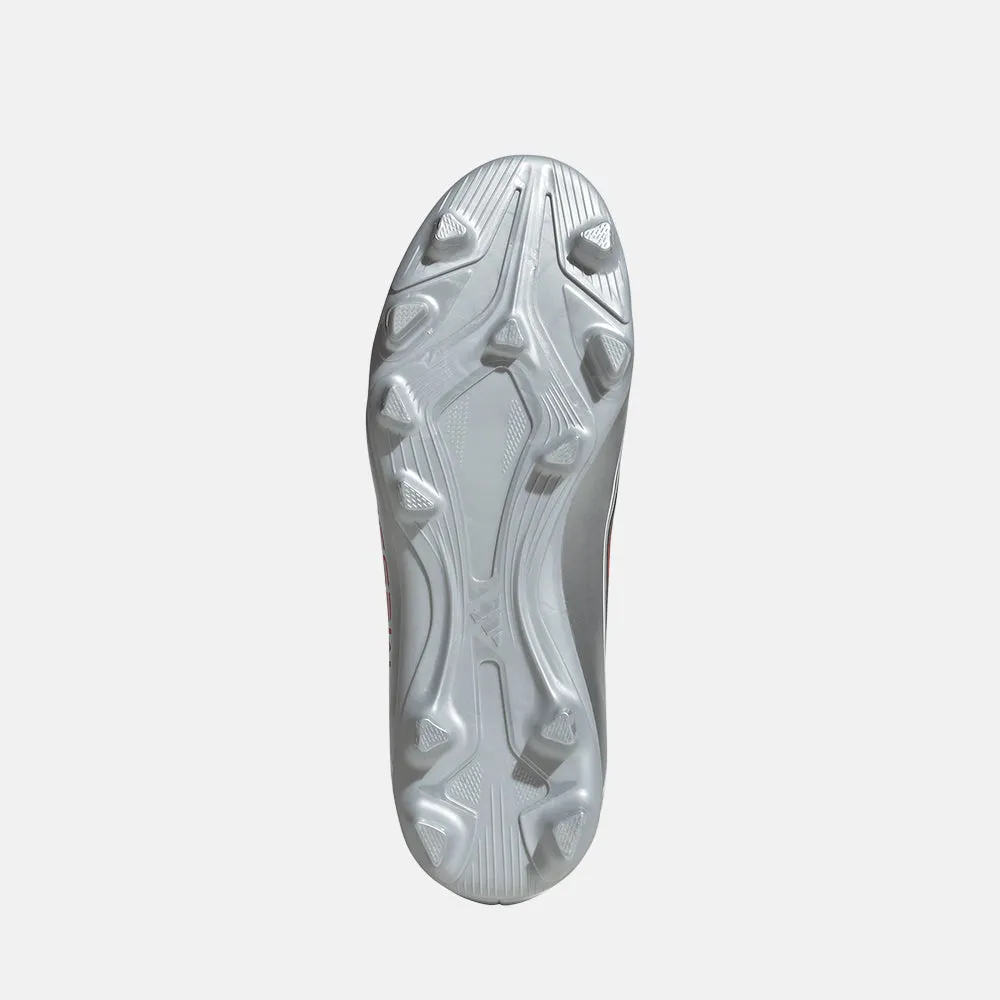 Kids' Adidas F50 Messi Club FG/M Soccer Cleats Silver Cleats Soccer