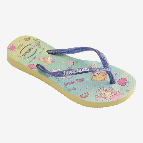 Cheap Colorful Flip Flops KIDS SLIM MY LITTLE PONY - LEMON YELLOW