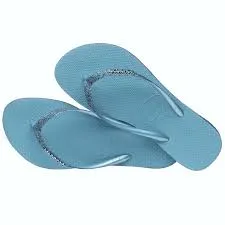 Bottle Opener Flip Flops HAVAIANAS SLIM SPARKLE II - NAUTICAL BLUE