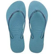 HAVAIANAS SLIM SPARKLE II - NAUTICAL BLUE Oahu Flip Flops
