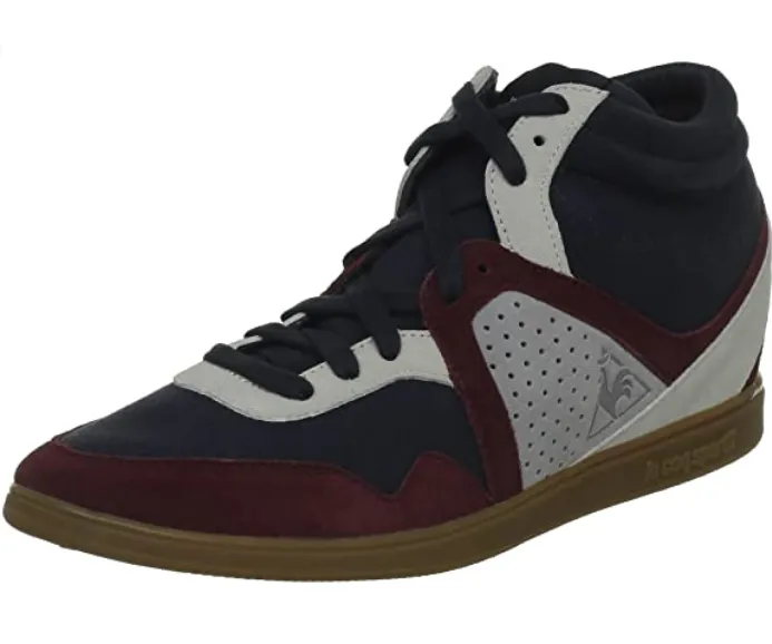 Le Coq Sportif scarpa da donna con rialzo Monge Heavy canvas 1311340 blu bordeaux Best Sneakers For Jumping Rope