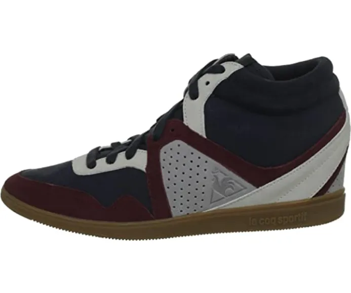 Sneakers Puma Ferrari Le Coq Sportif scarpa da donna con rialzo Monge Heavy canvas 1311340 blu bordeaux