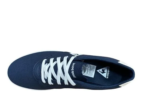 Le Coq Sportif scarpa sneakers da donna in tela Lamarina 1610654 blu Sparkle Sneakers