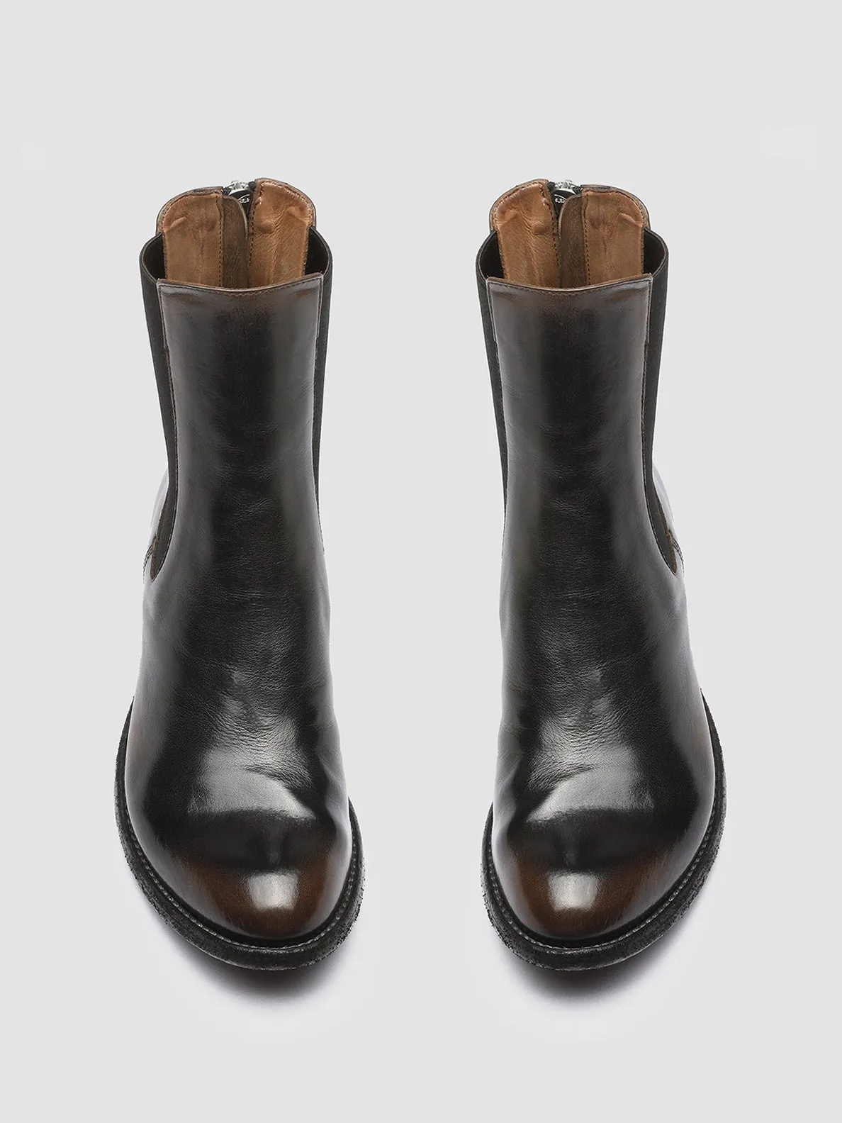 Koi Chelsea Boots LEXIKON 073 - Brown Leather Chelsea Boots