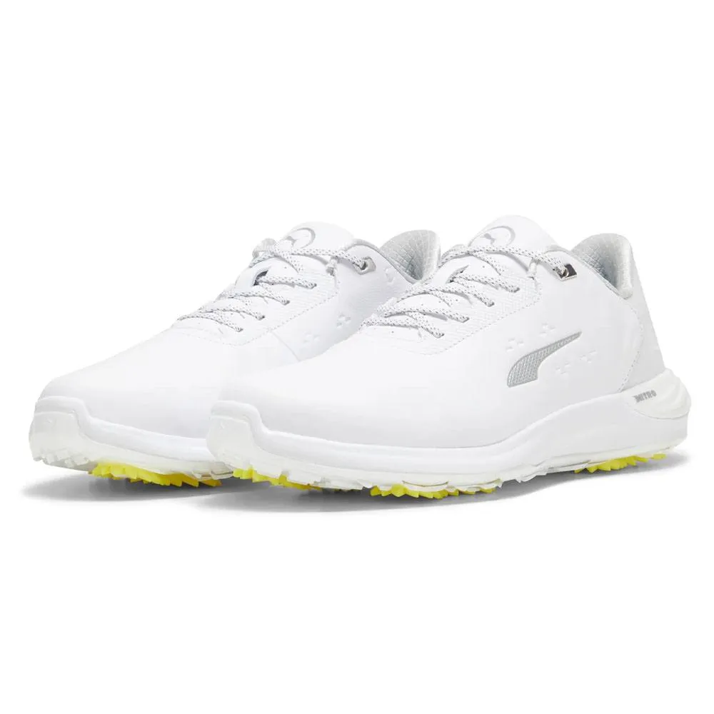 Footjoy Quantum Golf Shoes PUMA Phantomcat Nitro Golf Shoes White/Silver/Feather Gray - 24 Men