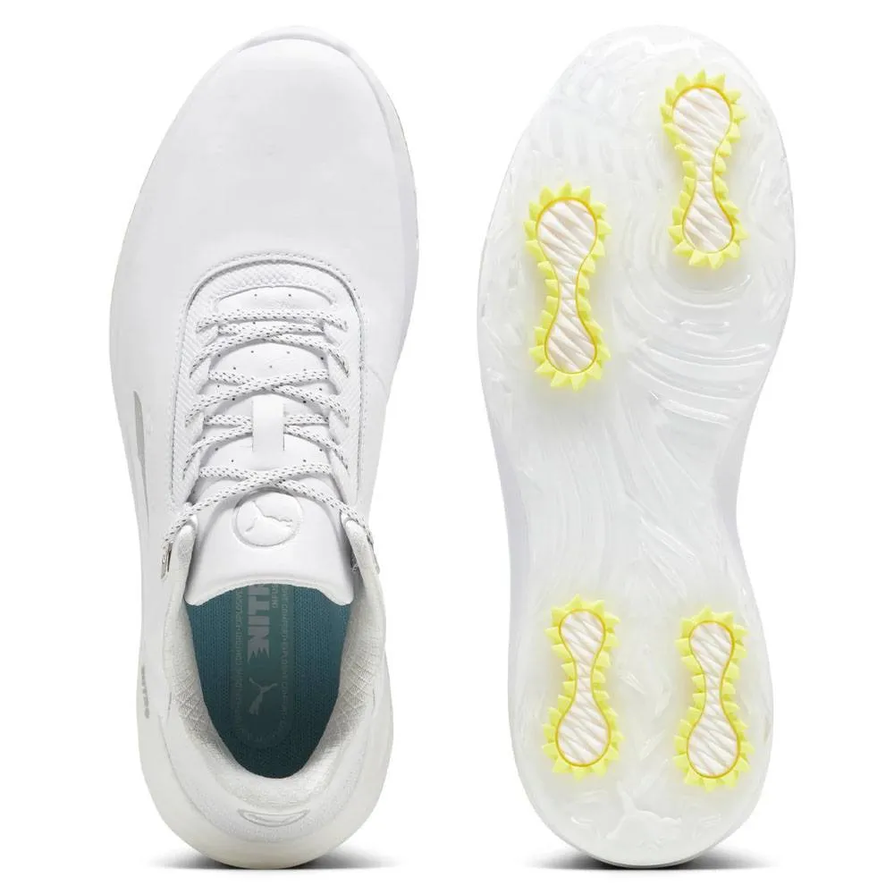 Golf Shoe Replacement Spikes PUMA Phantomcat Nitro Golf Shoes White/Silver/Feather Gray - 24 Men