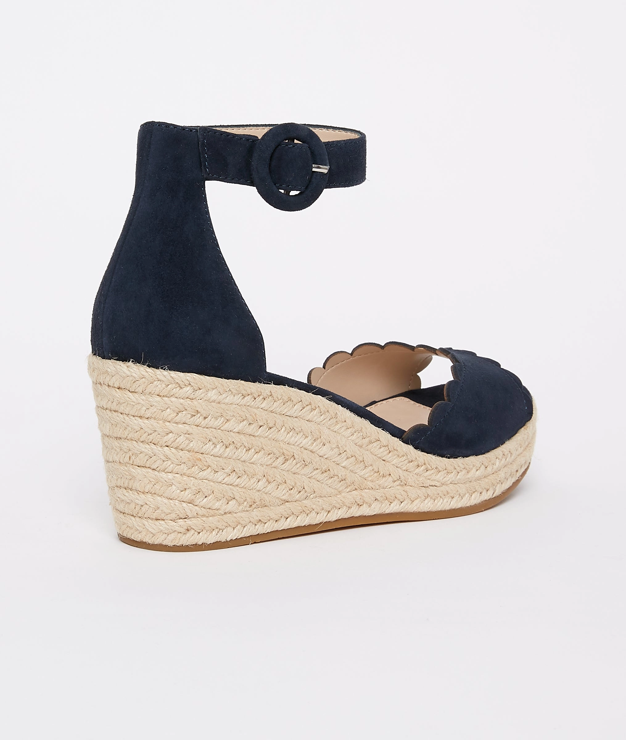 Rhinestone Espadrille Krisa Wedge - Midnight