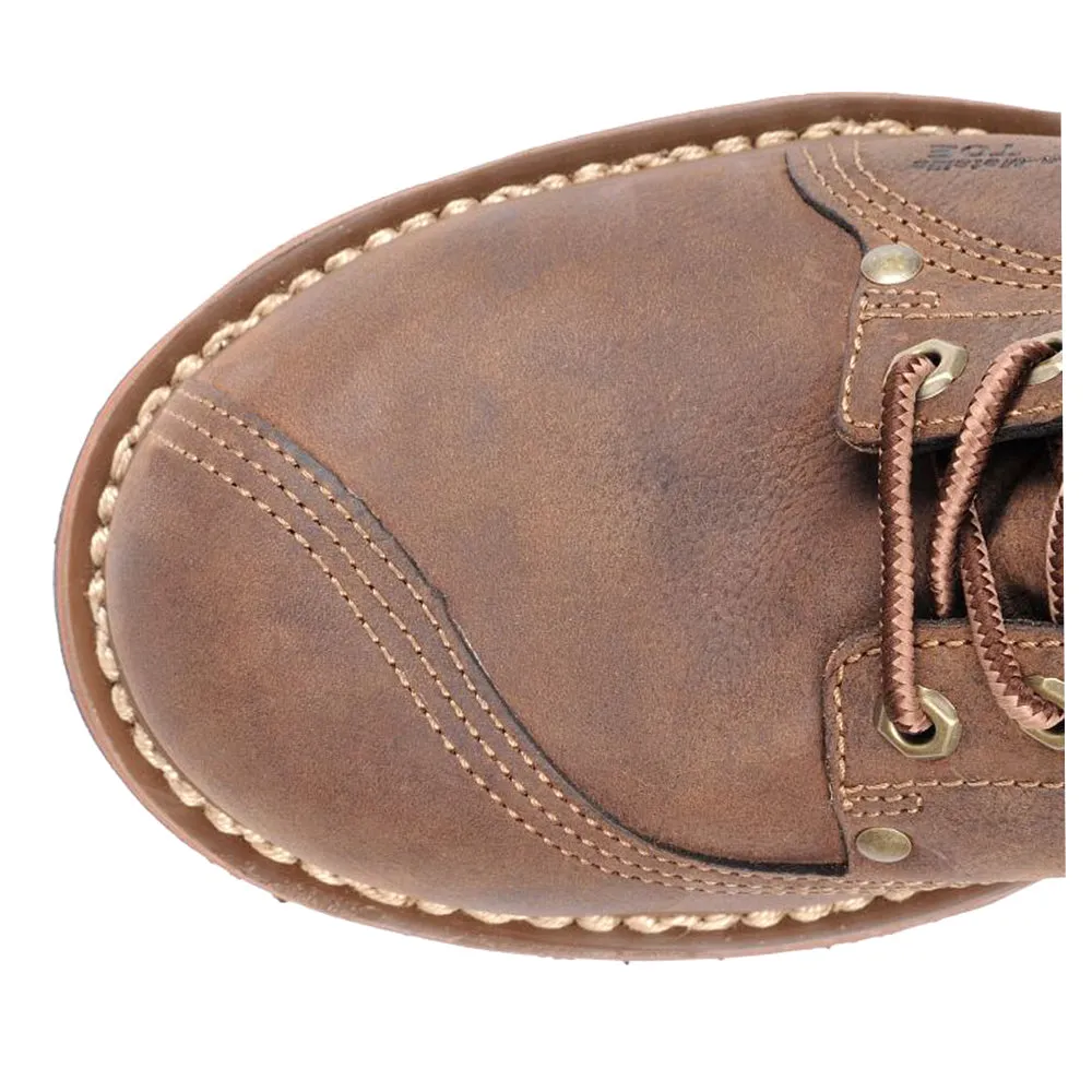 Linesman 10 Inch Waterproof Composite Toe Work Boots Comfortable Slip On Work Boots