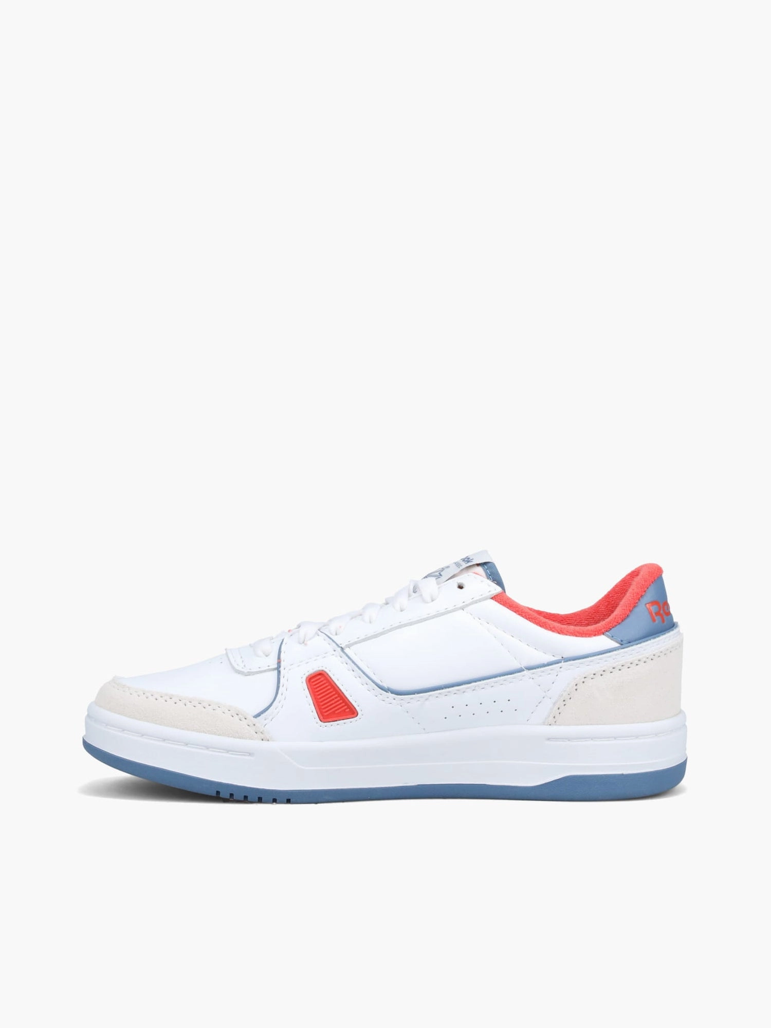 Lt Court Grey Blue Flat Comfy Work Shoes