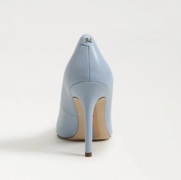 Pointed Toe Pump Blue High Heel Domination