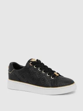 Best Sneakers For Arch Support Black Beary Low-Top Sneakers