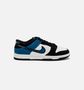 Dunk Low Industrial Blue Mens Lifestyle Shoe - Black/Blue Most Cushioned Basketball Shoes