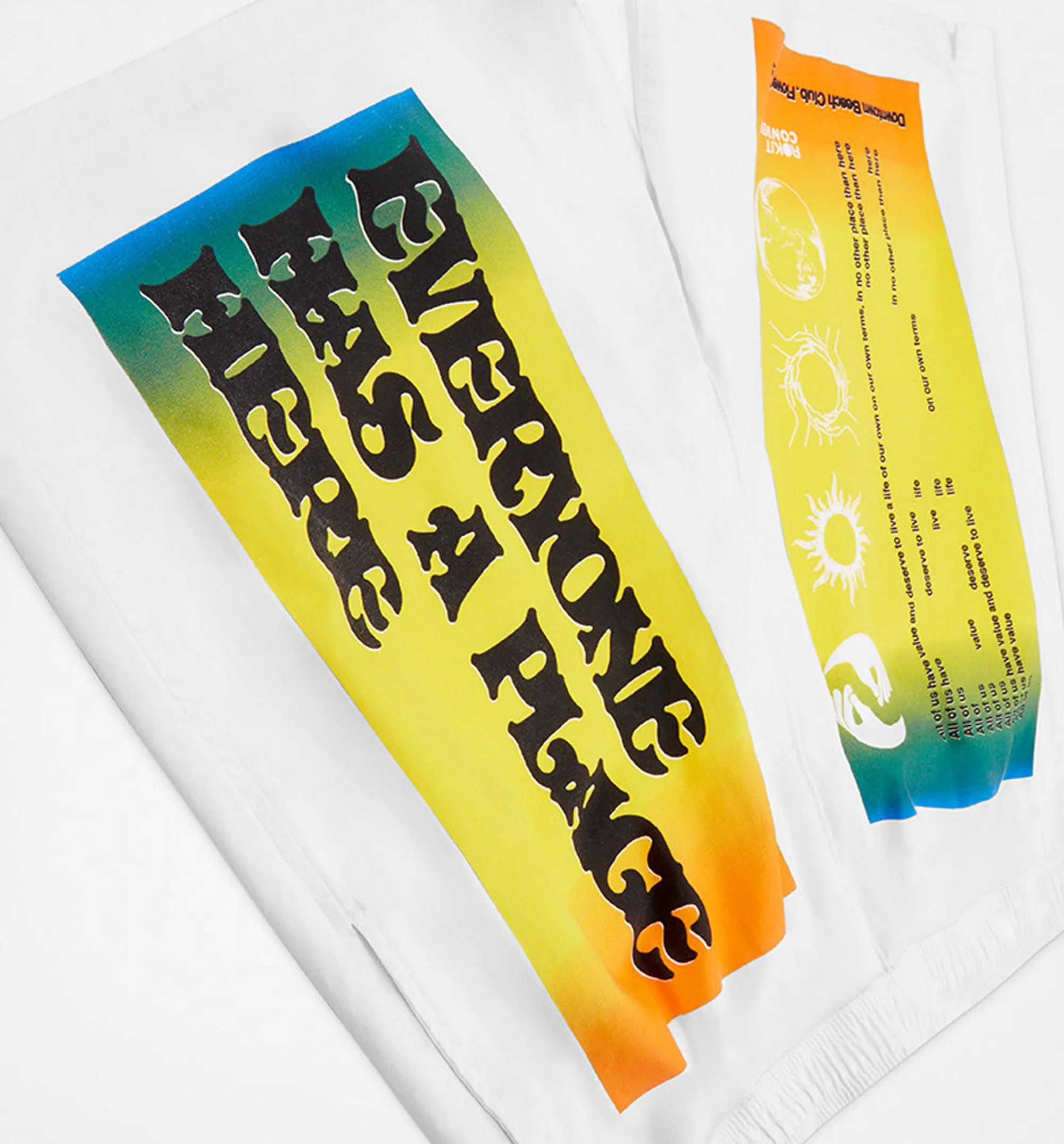 Good Basketball Shoes For Forwards Mens Baggie Shorts - White/Blue/Orange/Black