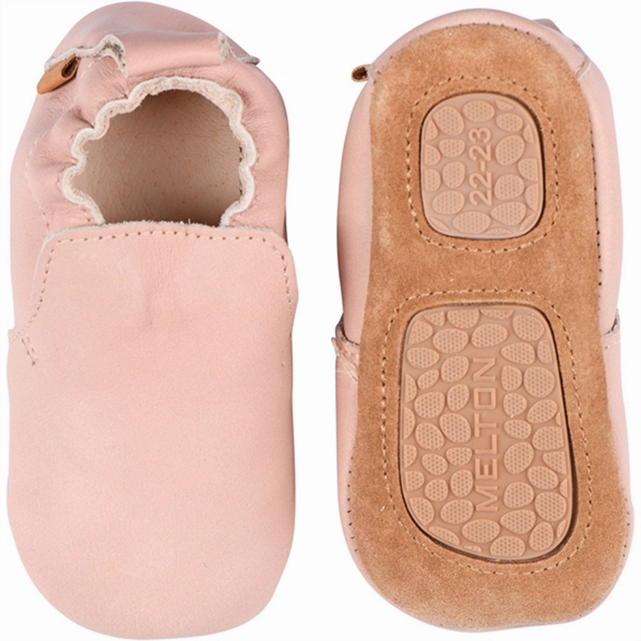 MELTON Delicate Leather Slippers Mahognay Rose Homer Simpson Slippers