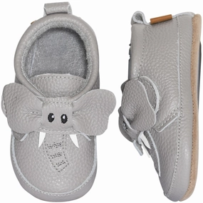 MELTON Opal Gray Elephant leather slippers Martial Arts Slippers