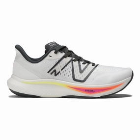 New Balance Men's 696 V5 Hard Court Tennis Shoe Men's New Balance FuelCell Rebel v3, White/Blacktop, 8.5 D Medium