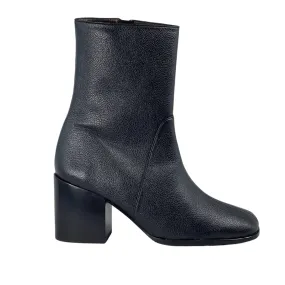 Footglove Ankle Boots 'Menos' vegan-leather mid-calf boot by Zette Shoes - black