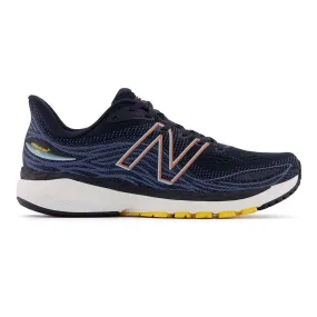 White Platform New Balance Men's New Balance Fresh Foam X 860v12, Eclipse/Spring Tide/Vibrant Orange, 7 D Medium