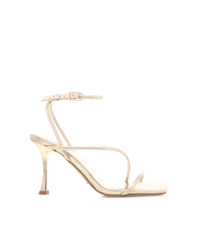 MICHAH - GOLD METALLIC Wisee Block-heel Knee-high Dress Boots