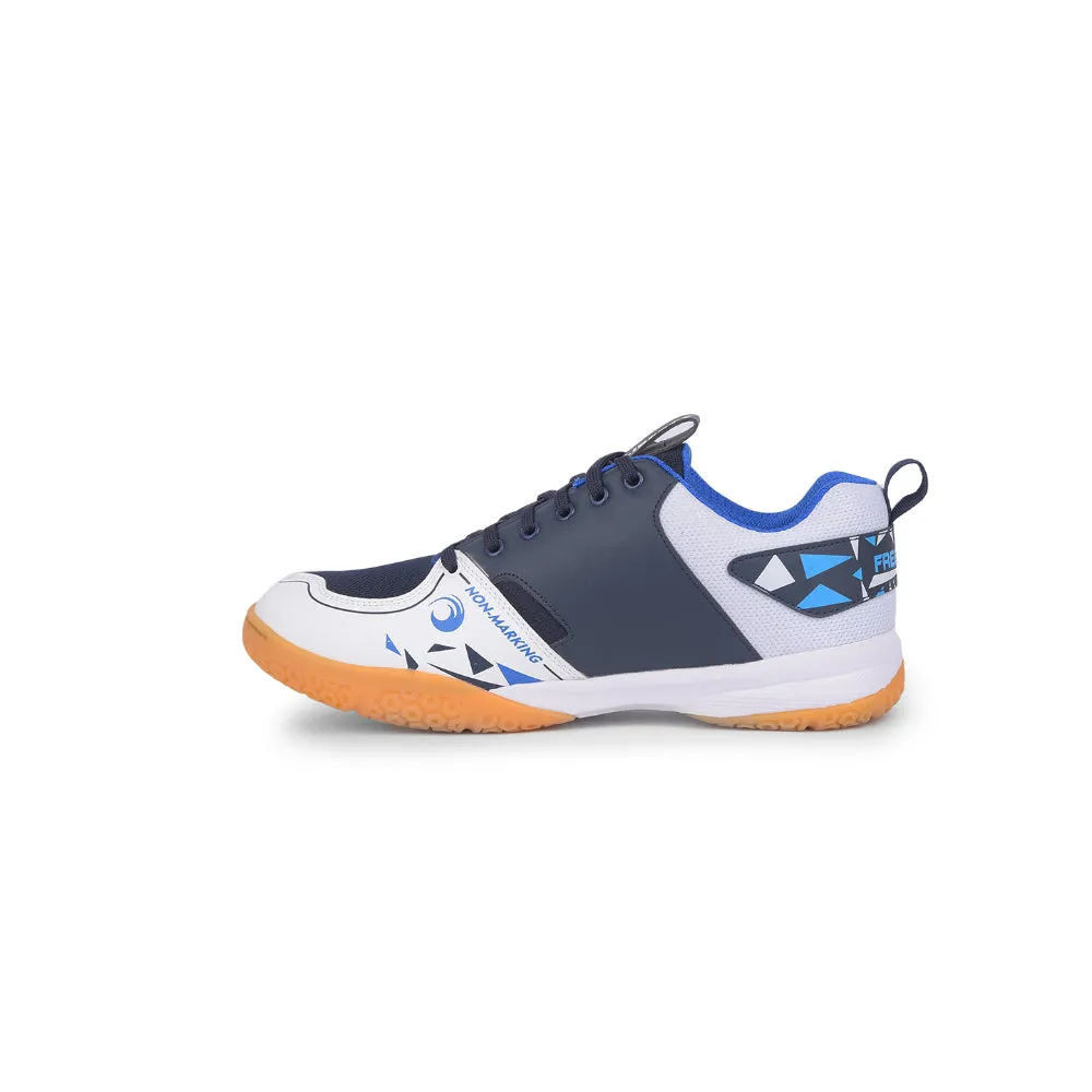 Ladies Badminton Shoes FREEDOM Sports Navy Blue Badminton & Pickleball Shoes For Men GRIPPER-02 By Liberty
