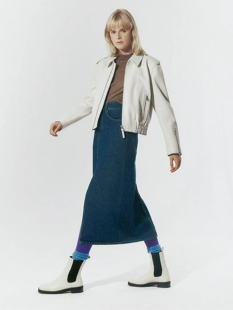 Mora Cream Boot Retro Chelsea Boots