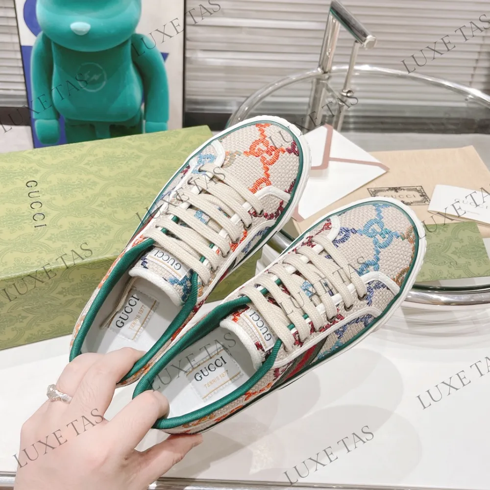 Aces Tennis Shoes Multicolor GG Tennis 1977 Sneaker - Designer Sneakers for Women