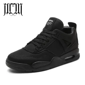 Soft Basketball Shoes MumuEli Air Cushion Gray Green Black 2019 High Top Quality Shoes Men Winter Casual Designer Fashion Luxury Male Sneakers K616