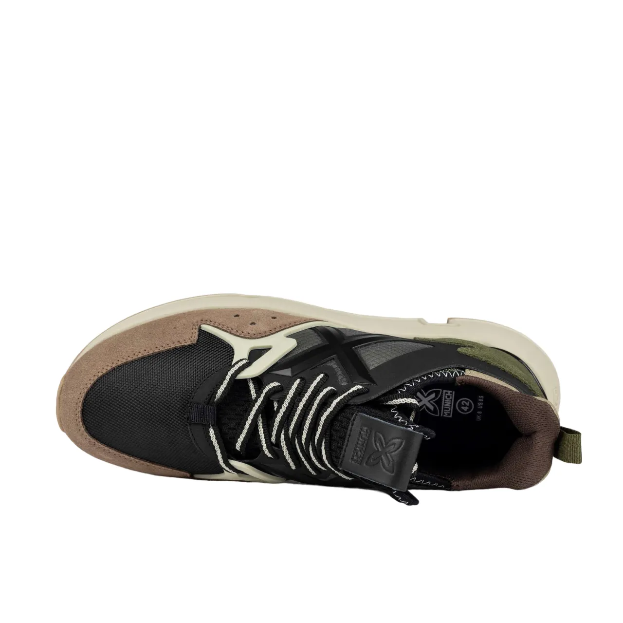 Munich scarpa sneakers da uomo Clik 76 4172076 nero-marrone 180 Sneakers