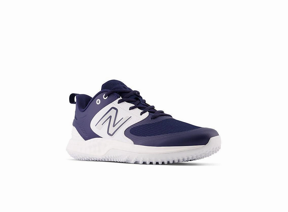 New Balance 1000 White Black Red Yellow New Balance Men's Fresh Foam 3000 V6 Turf Baseball Shoes - Navy with White - T3000TN6