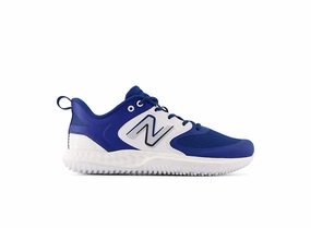 New Balance Custom New Balance Men's Fresh Foam 3000 V6 Turf Baseball Shoes - Royal Blue with White - T3000TB6