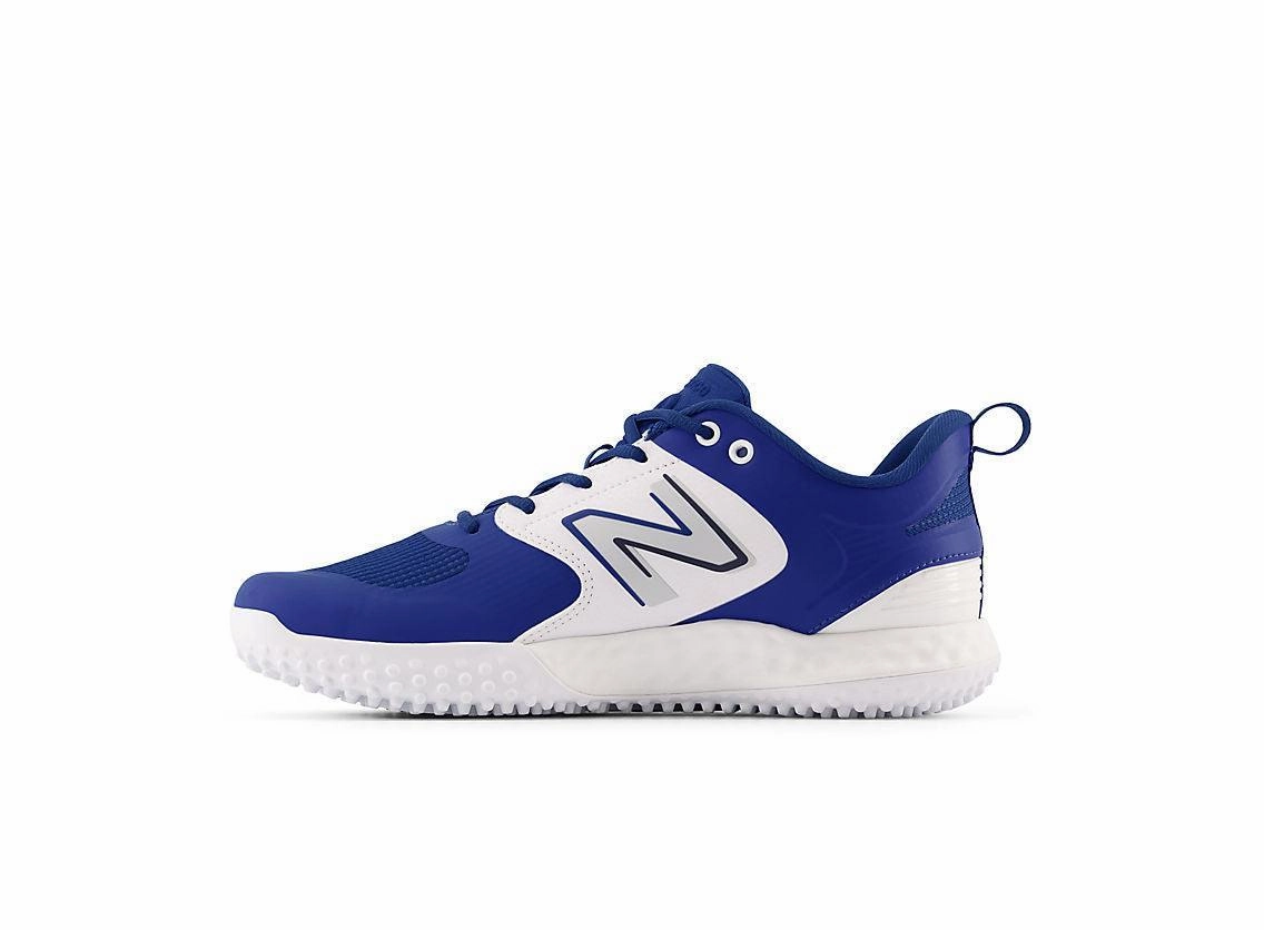 New Balance Soccer Cleats Wide New Balance Men's Fresh Foam 3000 V6 Turf Baseball Shoes - Royal Blue with White - T3000TB6