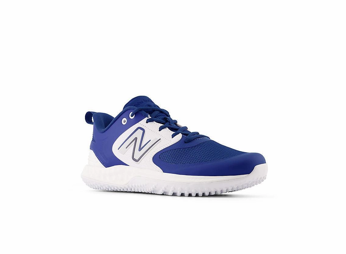Best Prices On New Balance Sneakers New Balance Men's Fresh Foam 3000 V6 Turf Baseball Shoes - Royal Blue with White - T3000TB6