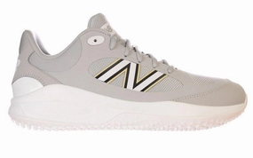 New Balance Men's Fresh Foam 3000 v7 Turf Baseball Shoes - Grey Raincloud - T3000TG7 Cream New Balance