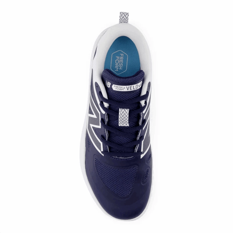New Balances 550 White New Balance Women's Fresh Foam x Velo v4 Turf-Trainer Softball Shoes - Navy STVELON4