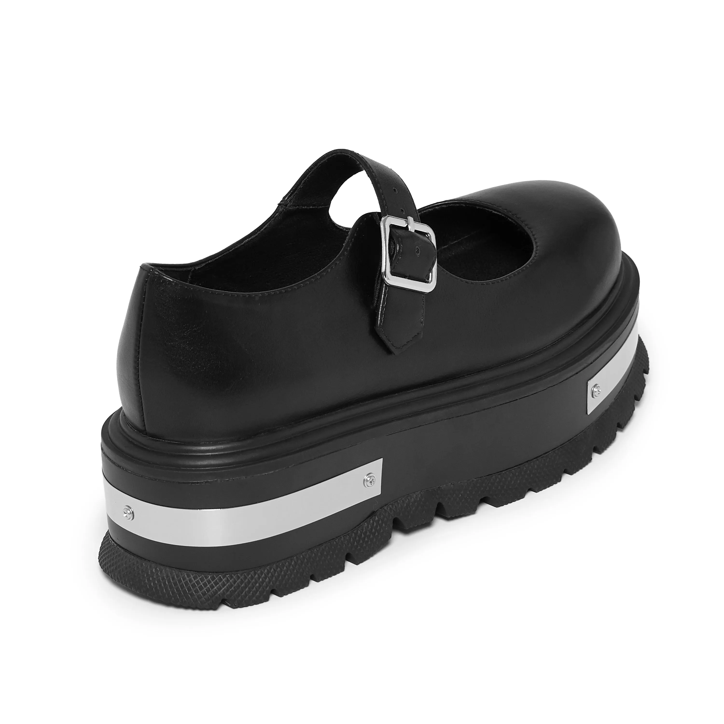 Victoria Shoes Mary Jane Nightfall Hardware Platform Mary Janes