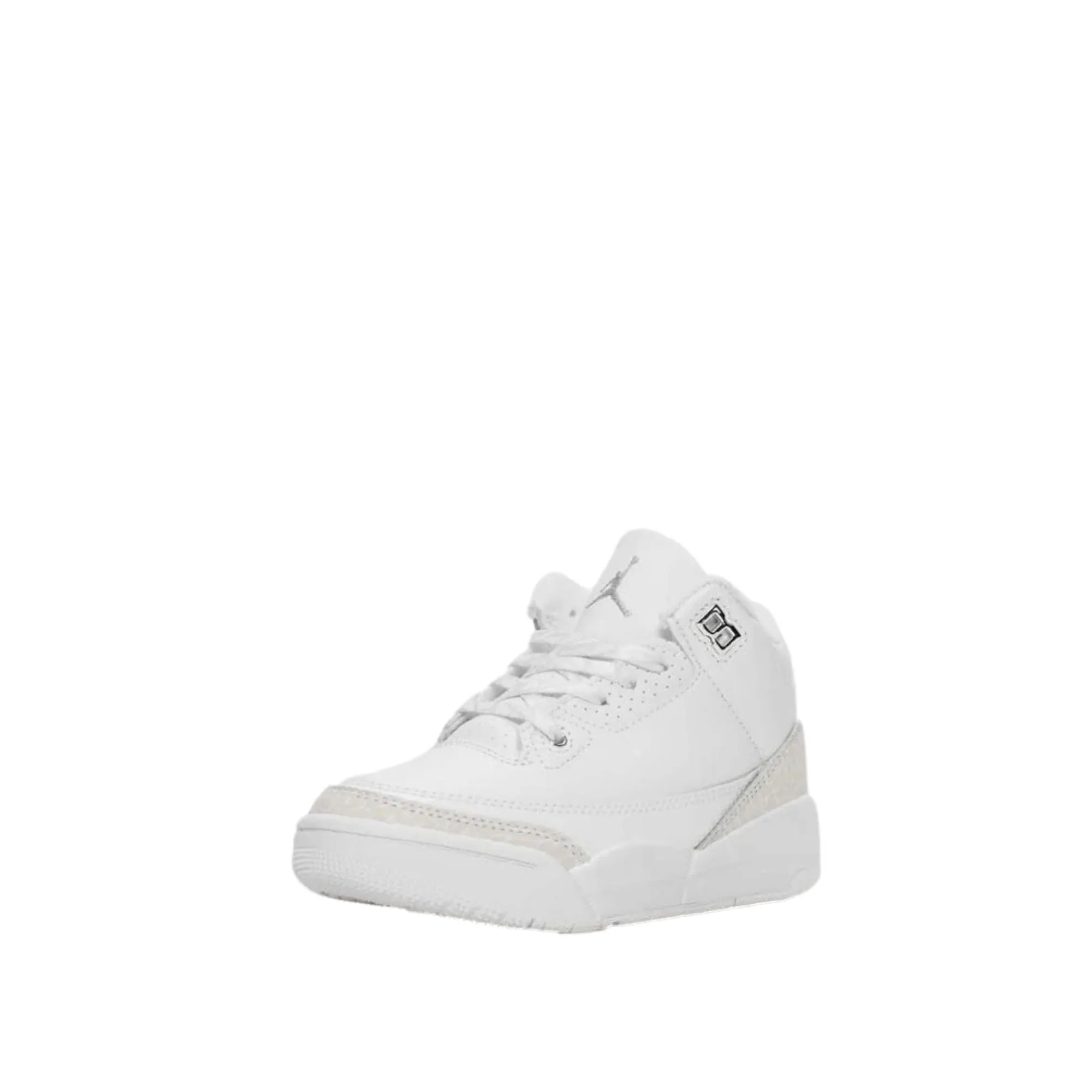 Blue And Black Basketball Shoes Nike Jordan 3 Retro White / Metallic Silver - White  DM0966-111 Pre-School