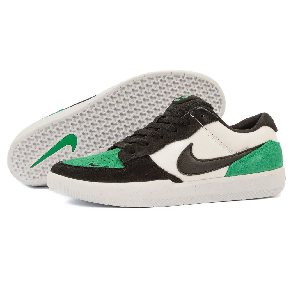 Nike SB - Force 58 (White/Black-Stadium Green) Different Color Basketball Shoes