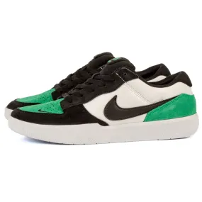 Nike SB - Force 58 (White/Black-Stadium Green) Basketball Shoes Size 5 Uk