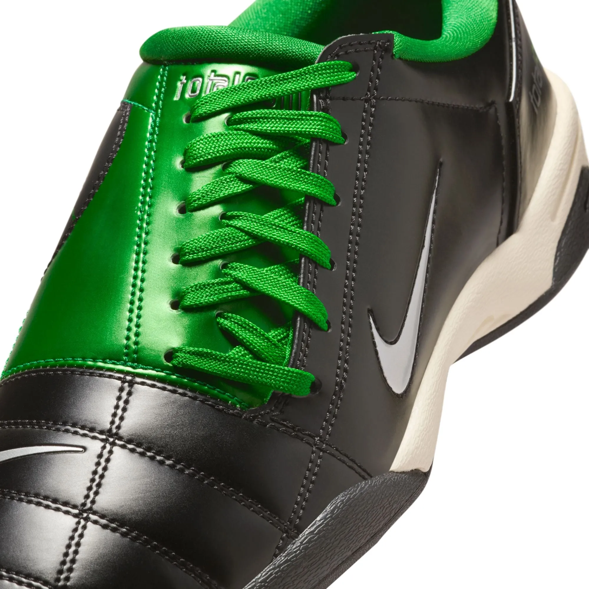 Nike Total 90 SP Black/metallic Silver-apple Green IM7974-001 Best Cleats For Soccer