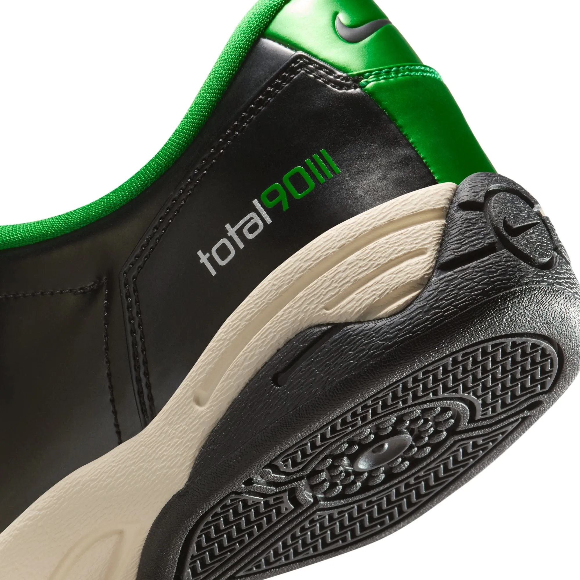 Nike Total 90 SP Black/metallic Silver-apple Green IM7974-001 Firm Ground Vs Multi Ground Soccer Cleats
