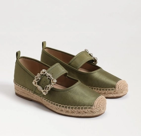 Vionic Espadrille Flat Maddy Olive Espadrille