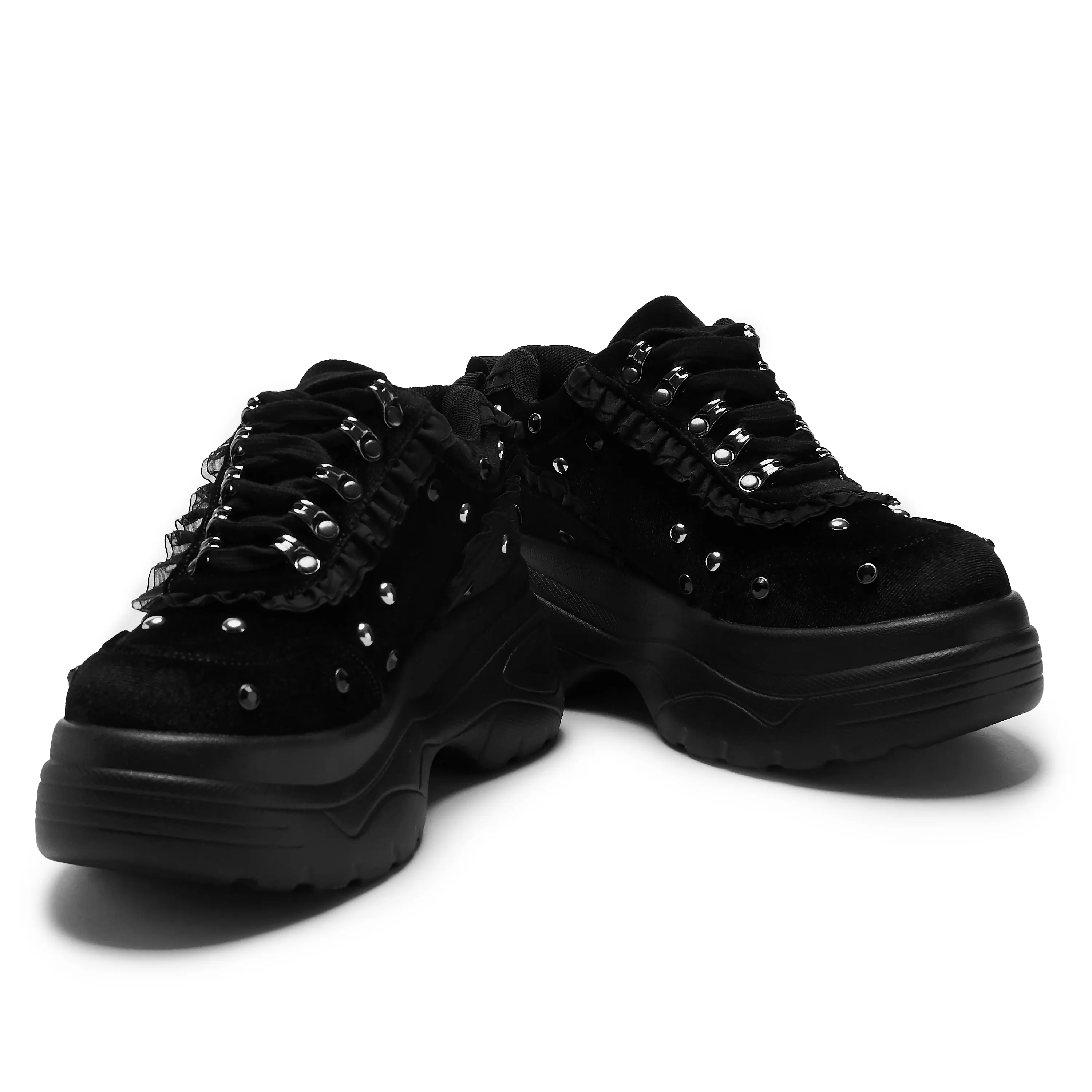 Luxury Mary Jane Shoes Olympic Coven Crest Midnight Chunky Trainers