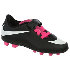 Zygo Soccer Cleats Junior Bravata V FgR Kids FirmGround Soccer Cleats 13 Little Kid M Black/White/Pink