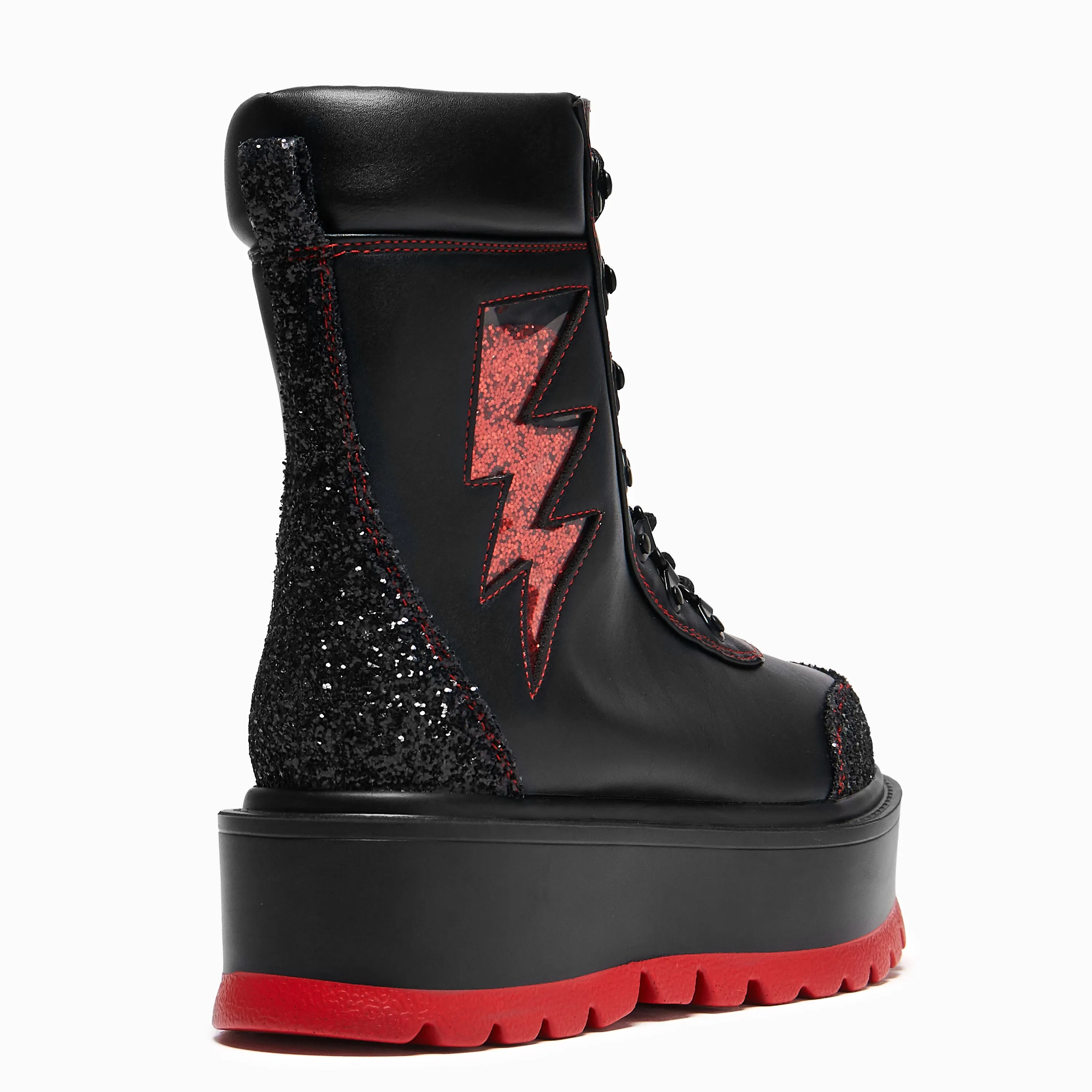 Trend Ankle Boots The Time Warp Platform Boots - Black